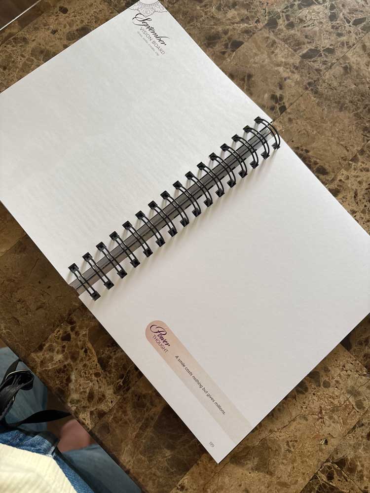 Body Balanced Center 2027 Planner inside